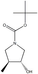 tert-butyl (3S,4R)-3-hydroxy-4-Methylpyrrolidine-1-carboxylate CAS#: 885102-33-0