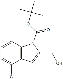 tert-butyl 4-chloro-2-(hydroxymethyl)-1H-indole-1-carboxylate CAS#: 870535-27-6