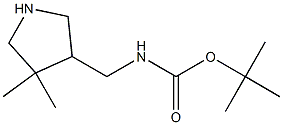 tert-butyl N-[(4,4-dimethylpyrrolidin-3-yl)methyl]carbamate CAS#: 869292-47-7