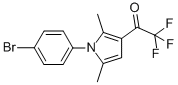 1-[1-(4-BROMOPHENYL)-2,5-DIMETHYL-1H-PYRROL-3-YL]-2,2,2-TRIFLUORO-1-ETHANONE CAS#: 95337-69-2