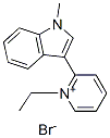 1-2-(1-Methylindol-3-yl)ethylpyridinium bromide CAS#: 98000-15-8