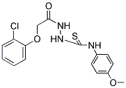 1-(2-(2-CHLOROPHENOXY)ACETYL)-4-(4-METHOXYPHENYL)THIOSEMICARBAZIDE CAS#: 91543-59-8