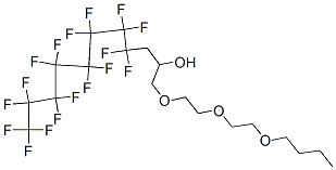 1-[2-(2-butoxyethoxy)ethoxy]-4,4,5,5,6,6,7,7,8,8,9,9,10,10,11,11,11-heptadecafluoroundecan-2-ol CAS#: 94158-61-9
