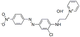 1-[2-[[2-chloro-4-[(4-nitrophenyl)azo]phenyl]amino]ethyl]pyridinium hydroxide CAS#: 93919-16-5