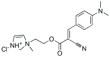 1-[2-[[2-cyano-3-[4-(dimethylamino)phenyl]-1-oxoallyl]oxy]ethyl]-1-methyl-1Himidazolium chloride CAS#: 94087-14-6