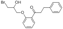 1-[2-(3-Bromo-2-hydroxypropoxy)phenyl]-3-phenyl-1-propanone CAS#: 93885-34-8