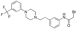 1-(2-(3-bromoacetamidophenyl)ethyl)-4-(3-trifluoromethylphenyl)piperazine CAS#: 95860-08-5