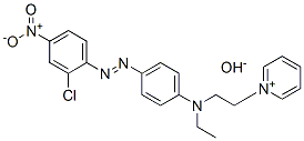 1-[2-[[4-[(2-chloro-4-nitrophenyl)azo]phenyl]ethylamino]ethyl]pyridinium hydroxide CAS#: 97043-68-0