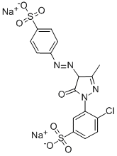 1-(2-CHLORO-5-SULFOPHENYL)-3-METHYL-4-(4-SULFOPHENYL)AZO-2-PYRAZOLIN-5-ONE DISODIUM SALT CAS#: 91101-24-5