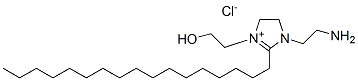 1-(2-aminoethyl)-2-heptadecyl-4,5-dihydro-3-(2-hydroxyethyl)-1H-imidazolium chloride CAS#: 93783-49-4