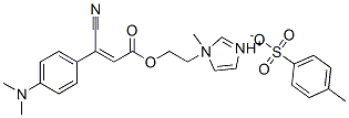 1-[2-[[beta-cyano-4-(dimethylamino)cinnamoyl]oxy]ethyl]-1-methyl-1H-imidazolium toluene-p-sulphonate CAS#: 94087-16-8