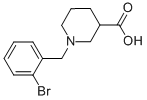 1-(2-bromobenzyl)piperidine-3-carboxylic acid CAS#: 896046-49-4