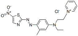 1-[2-[ethyl[3-methyl-4-[(5-nitrothiazol-2-yl)azo]phenyl]amino]ethyl]pyridinium chloride CAS#: 94442-15-6