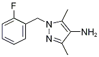 1-(2-fluorobenzyl)-3,5-dimethyl-1H-pyrazol-4-amine(SALTDATA: FREE) CAS#: 895929-68-7