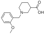 1-(2-methoxybenzyl)piperidine-3-carboxylic acid CAS#: 896046-19-8