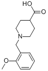 1-(2-methoxybenzyl)piperidine-4-carboxylic acid CAS#: 897094-26-7
