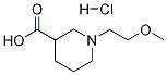 1-(2-methoxyethyl)-3-piperidinecarboxylic acid(SALTDATA: HCl) CAS#: 897094-35-8