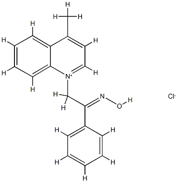1-(2-phenyl-2-hydroxyiminoethyl)-1-(4-methylquinolinium) CAS#: 93446-09-4