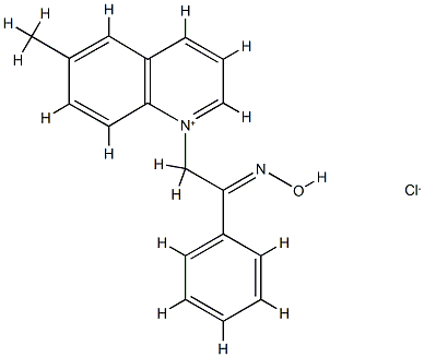 1-(2-phenyl-2-hydroxyiminoethyl)-1-(6-methylquinolinium) CAS#: 93446-10-7