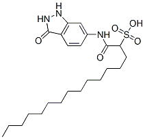 1-[(2,3-dihydro-3-oxo-1H-indazol-6-yl)amino]-1-oxohexadecane-2-sulphonic acid CAS#: 94087-61-3