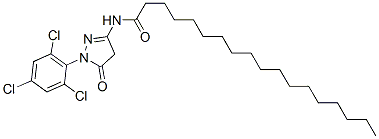 1-(2,4,6-Trichlorophenyl)-3-octadecanoylamino-2-pyrazolin-5-one CAS#: 96177-29-6