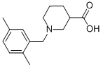 1-(2,5-dimethylbenzyl)piperidine-3-carboxylic acid CAS#: 896045-52-6
