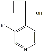 1-(3-Bromopyridin-4-yl)cyclobutanol CAS#: 889687-37-0