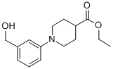 1-(3-HYDROXYMETHYL-PHENYL)-PIPERIDINE-4-CARBOXYLIC ACID ETHYL ESTER CAS#: 889956-03-0