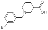 1-(3-bromobenzyl)piperidine-3-carboxylic acid CAS#: 896046-55-2