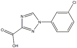 1-(3-chlorophenyl)-1H-1,2,4-triazole-3-carboxylic acid CAS#: 90839-68-2