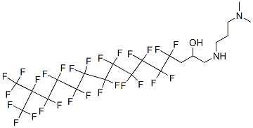1-[[3-(dimethylamino)propyl]amino]-4,4,5,5,6,6,7,7,8,8,9,9,10,10,11,11,12,12,13,13,14,15,15,15-tetracosafluoro-14-(trifluoromethyl)pentadecan-2-ol CAS#: 94159-82-7