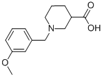 1-(3-methoxybenzyl)piperidine-3-carboxylic acid CAS#: 896046-13-2