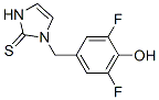 1-[(3,5-Difluoro-4-hydroxyphenyl)methyl]-1,3-dihydro-2H-imidazole-2-thione CAS#: 95333-60-1