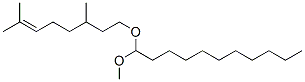 1-[(3,7-dimethyloct-6-enyl)oxy]-1-methoxyundecane CAS#: 94291-87-9