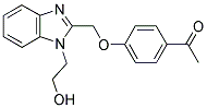 1-(4-([1-(2-HYDROXYETHYL)-1H-BENZIMIDAZOL-2-YL]METHOXY)PHENYL)ETHANONE CAS#: 891449-68-6
