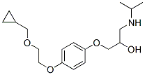 1-[4-[2-(cyclopropylmethoxy)ethoxy]phenoxy]-3-(propan-2-ylamino)propan -2-ol CAS#: 91094-14-3