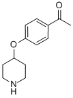 1-[4-(4-PIPERIDINYLOXY)PHENYL]-ETHANONE CAS#: 97840-07-8