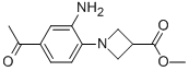 1-(4-ACETYL-2-AMINO-PHENYL)-AZETIDINE-3-CARBOXYLIC ACID METHYL ESTER CAS#: 887596-08-9