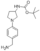 [1-(4-AMINOMETHYL-PHENYL)-PYRROLIDIN-3-YL]-CARBAMIC ACID TERT-BUTYL ESTER CAS#: 889948-66-7