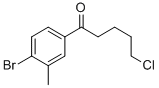 1-(4-BROMO-3-METHYLPHENYL)-5-CHLORO-1-OXOPENTANE CAS#: 898760-94-6