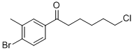 1-(4-BROMO-3-METHYLPHENYL)-6-CHLORO-1-OXOHEXANE CAS#: 898760-96-8