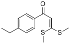 1-(4-ETHYL-PHENYL)-3,3-BIS-METHYLSULFANYL-PROPENONE CAS#: 96185-17-0