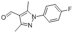 1-(4-FLUOROPHENYL)-3,5-DIMETHYL-1H-PYRAZOLE-4-CARBALDEHYDE CAS#: 890626-54-7