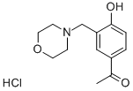 1-[4-HYDROXY-3-(MORPHOLIN-4-YLMETHYL)PHENYL]ETHANONE HYDROCHLORIDE CAS#: 92041-43-5