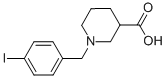1-(4-IODO-BENZYL)-PIPERIDINE-3-CARBOXYLIC ACID CAS#: 896049-40-4