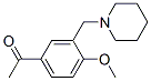 1-[4-METHOXY-3-(PIPERIDIN-1-YLMETHYL)PHENYL]ETHANONE CAS#: 93201-36-6