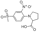 1-[4-(METHYLSULFONYL)-2-NITROPHENYL]PYRROLIDINE-2-CARBOXYLIC ACID CAS#: 93001-20-8