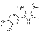 1-[4-amino-5-(3,4-dimethoxyphenyl)-2-methyl-1H-pyrrol-3-yl]ethanone CAS#: 91480-90-9