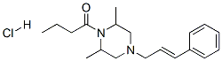 1-(4-cinnamyl-2,6-dimethyl-piperazin-1-yl)butan-1-one hydrochloride CAS#: 98608-60-7