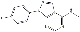 1-(4-fluorophenyl)-N-methyl-1H-pyrazolo[3,4-d]pyrimidin-4-amine CAS#: 890896-37-4